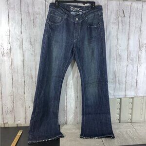 cowgirl argyle boho cozy grandpa dad Men's Blue and Navy Jeans 34/32